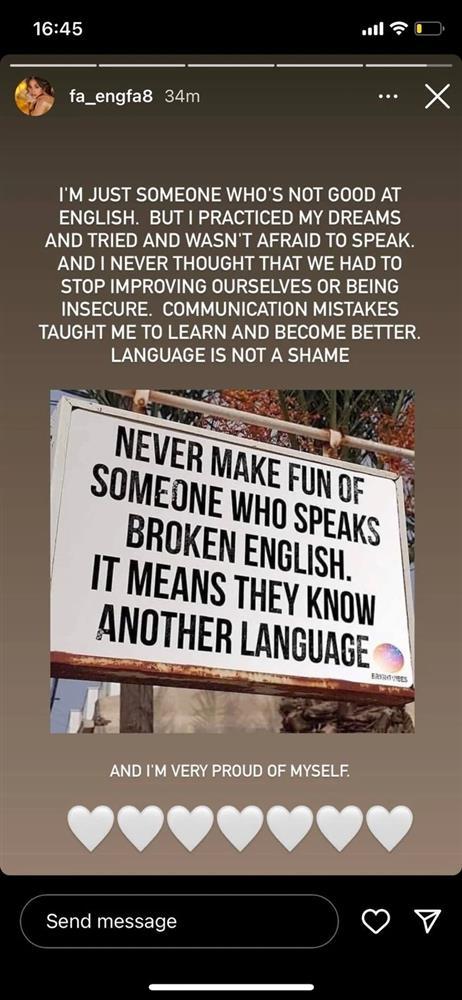 Engfa Waraha vẫn tự hào về bản thân dù ứng xử tiếng Anh kém-2