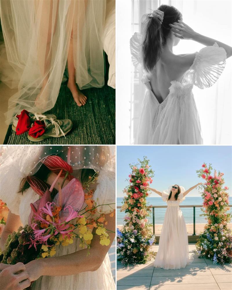 Gong Hyo Jin đi giày thể thao, đeo kính râm trong đám cưới-4