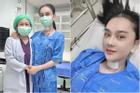 Lâm Khánh Chi lộ diện sau phẫu thuật dây thanh quản