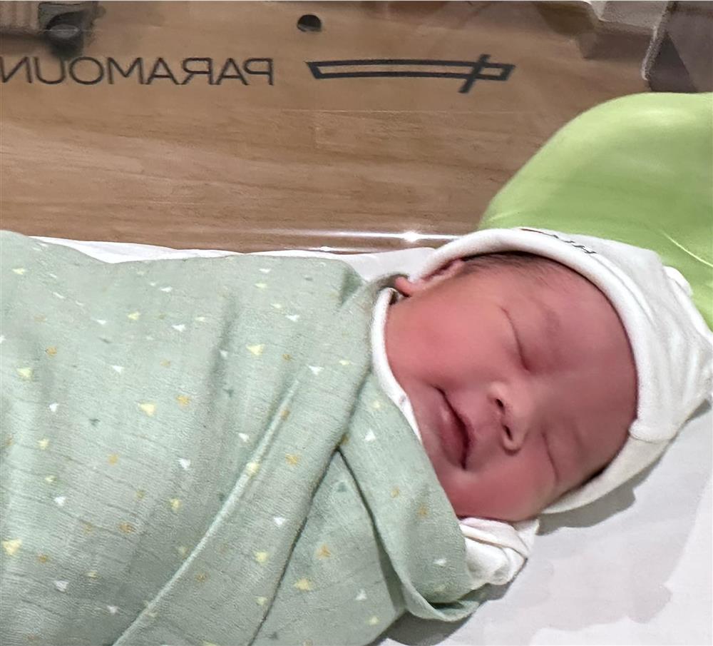 Lê Hiếu và vợ doanh nhân đón con đầu lòng-2