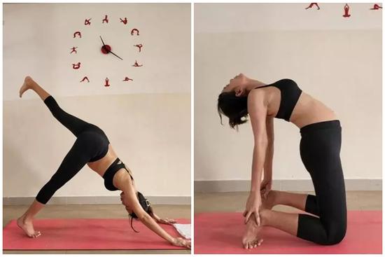 Mâu Thủy tập yoga tư thế khó dù bầu 6 tháng to tướng