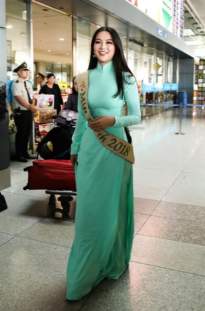 Hoa hậu về nước sau khi thi quốc tế: Người áo dài, người hở bạo-7
