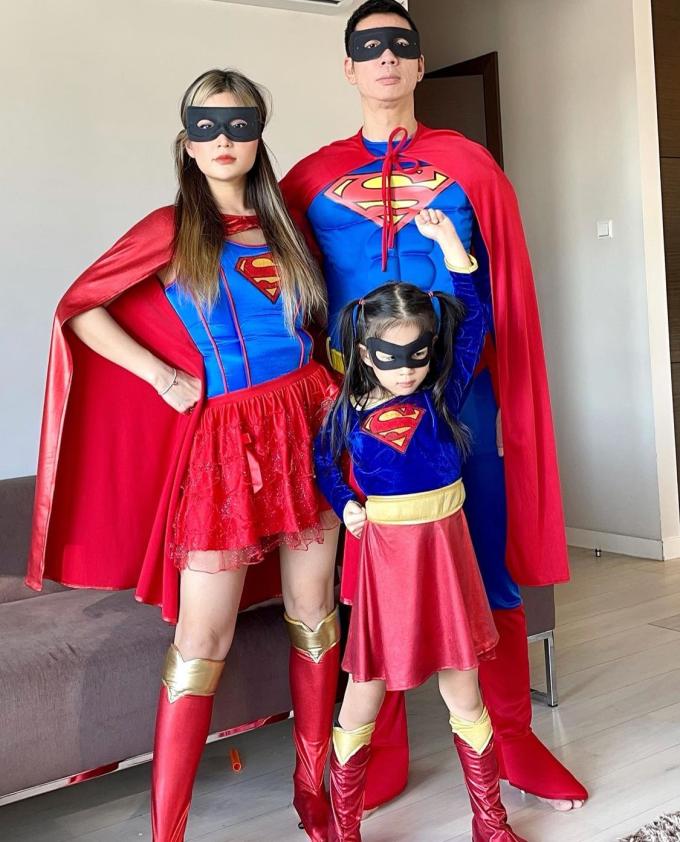 Con trai Phạm Hương hóa trang thành Hulk dịp Halloween-9