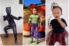 Con trai Phạm Hương hóa trang thành 'Hulk' dịp Halloween