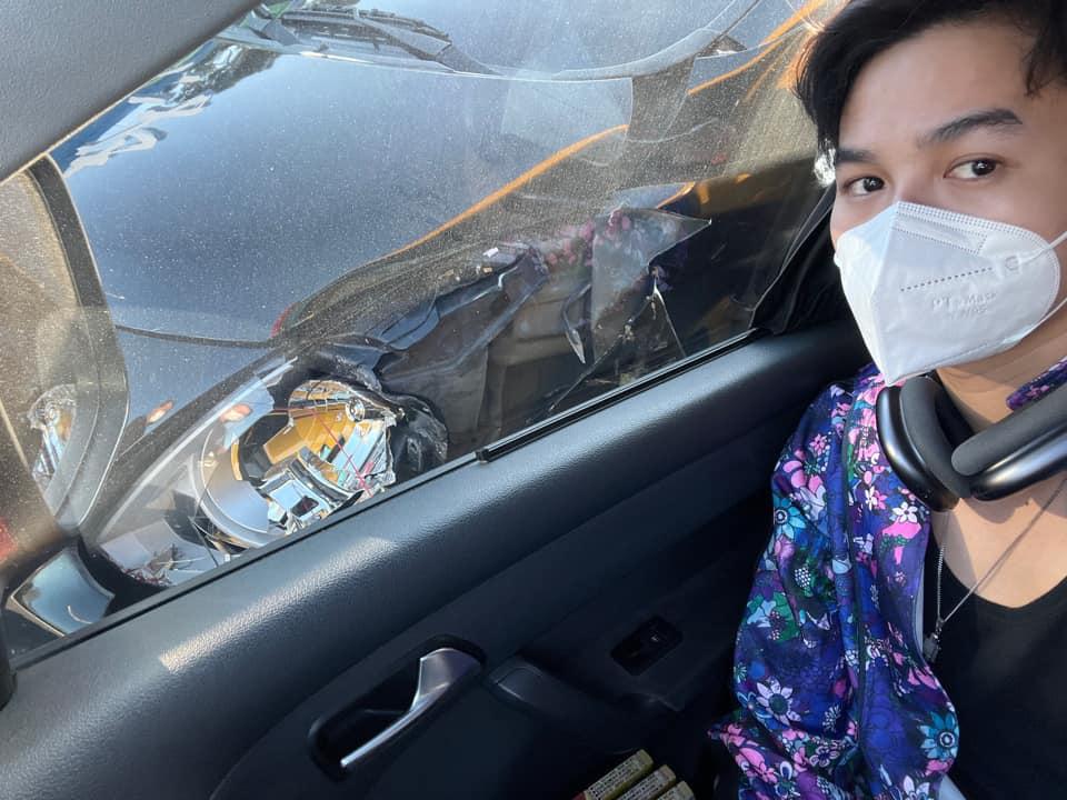 Ali Hoàng Dương gặp tai nạn giao thông ở Đài Loan-4