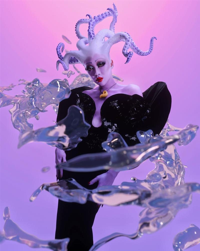 Halloween: Á hậu Phương Nhi cosplay Jisoo - Lan Ngọc hóa Chương Tử Di-17