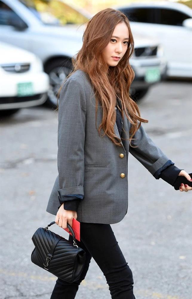 Học chị em Jessica - Krystal diện đồ công sở sang xịn mịn-7