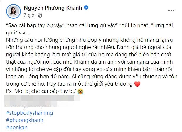 Miss Earth Phương Khánh kể quá khứ bị body shaming-2