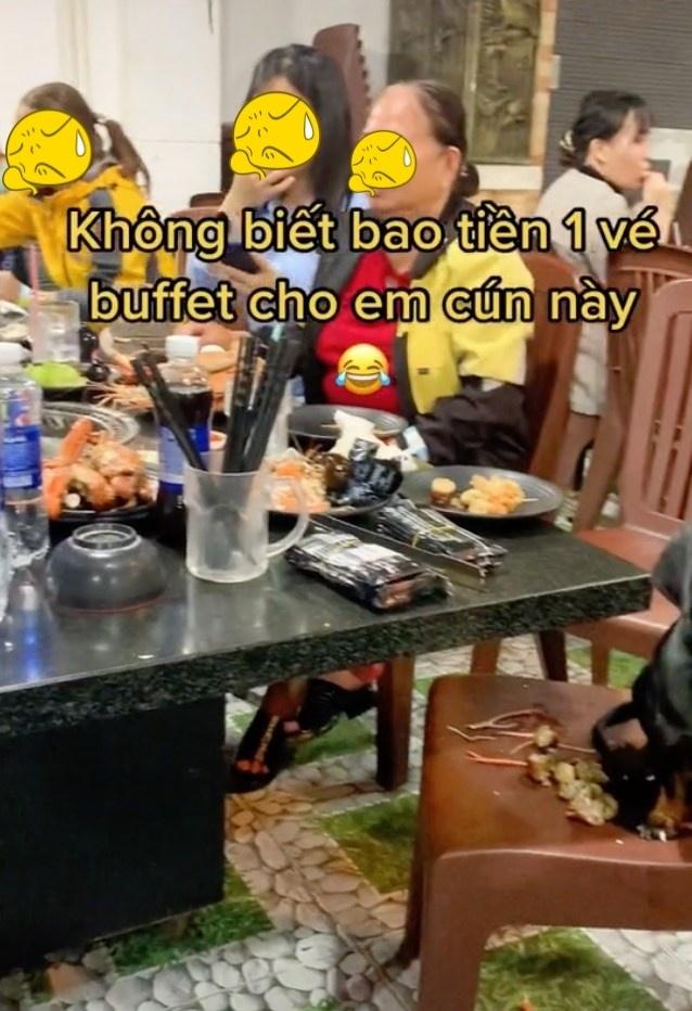 Tranh cãi khách đổ thức ăn lên ghế rồi đút cho chó cưng ăn-3