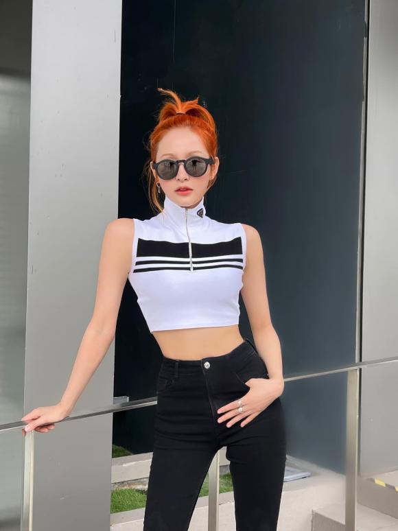 Hiền Hồ khoe hình đánh golf, đôi chân tong teo gây chú ý-5