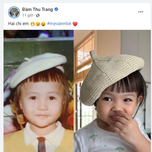 Con gái Cường Đô La ngoài giống bố còn giống Đàm Thu Trang như lột-1