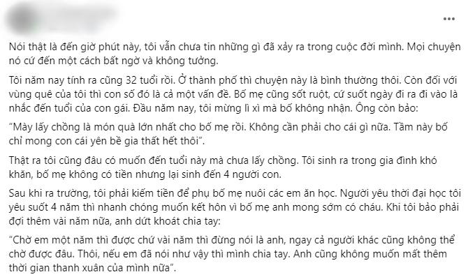 31 tuổi sợ ế đành lấy anh thợ xây, ngày cưới ngây người tí ngã ngửa-1