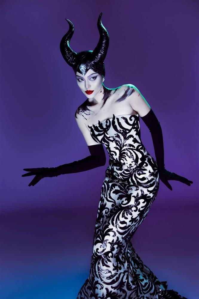 Halloween: Á hậu Phương Nhi cosplay Jisoo - Lan Ngọc hóa Chương Tử Di-12