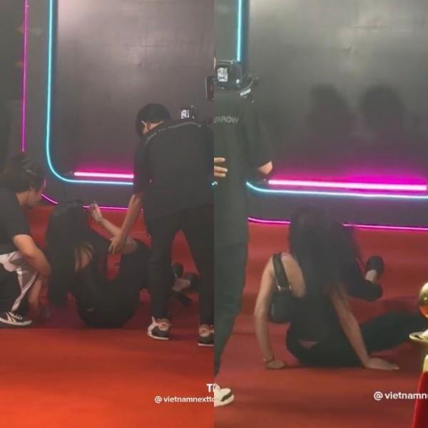 Hot girl Trứng rán ngã dúi dụi trên thảm đỏ: Vô ý hay chiêu trò?-2