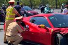 Trích camera thấy thanh niên bước ra từ ghế lái Ferrari đâm chết người