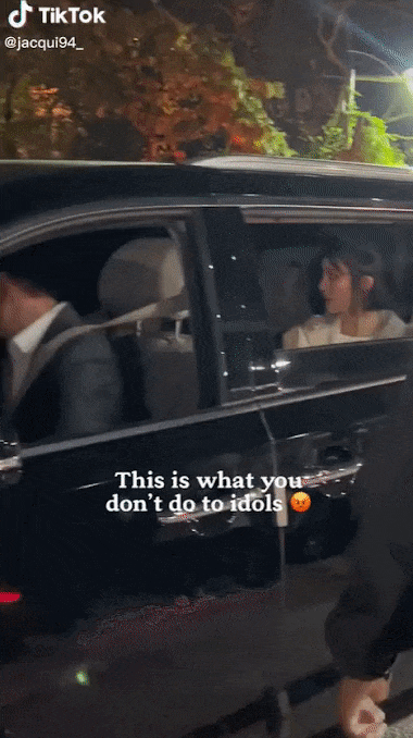 EXID chào hỏi lịch lãm, fan thô lỗ ném đồ bẩn vào xe-3