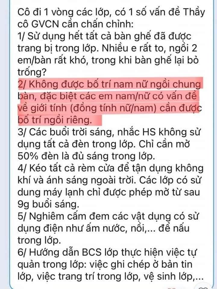Xôn xao trường học không cho học sinh đồng tính ngồi chung bàn-1