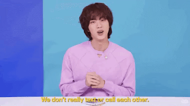 Jin thừa nhận các thành viên BTS không thường xuyên liên lạc-1