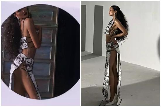 H'Hen Niê gây thót tim với khoảnh khắc phô trọn đường cong