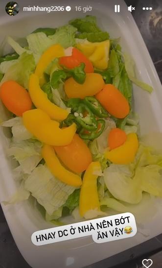 Tập tành hùng hục + ăn kiêng, Minh Hằng vẫn bị soi bụng mỡ-5