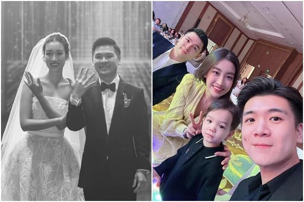 Đỗ Mỹ Linh và chồng thiếu gia lên hình vẫn có khoảng cách-8