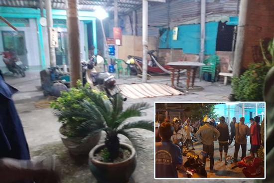 Bắt nghi phạm giết người đang trốn trên mái nhà