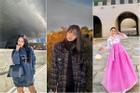 Thời trang đường phố như gái 20 của Hương Giang tại Hàn Quốc