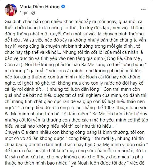 Hoa hậu Diễm Hương bàn về những khúc mắc trong gia đình-2