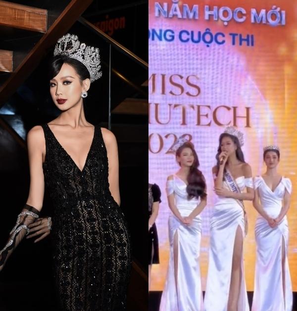 Hoa hậu Bảo Ngọc lộ dáng gầy gò, da đen nhẻm qua cam thường