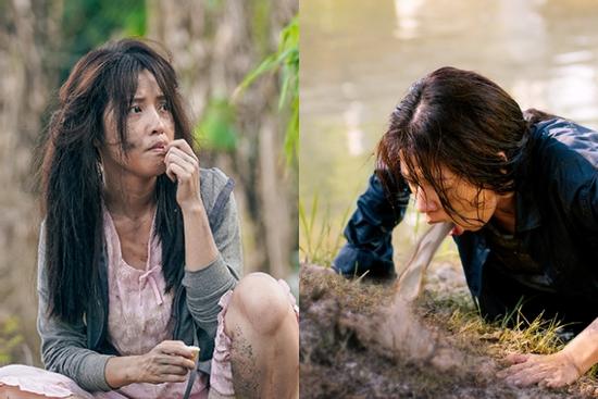 Puka ăn bùn, bới rác vào vai kẻ bị điên trong phim tâm linh