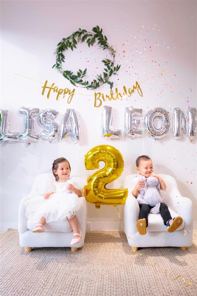 Hồ Ngọc Hà làm sinh nhật gọn cho con, Lisa - Leon cưng xỉu-3