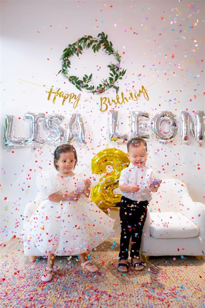 Hồ Ngọc Hà làm sinh nhật gọn cho con, Lisa - Leon cưng xỉu-4