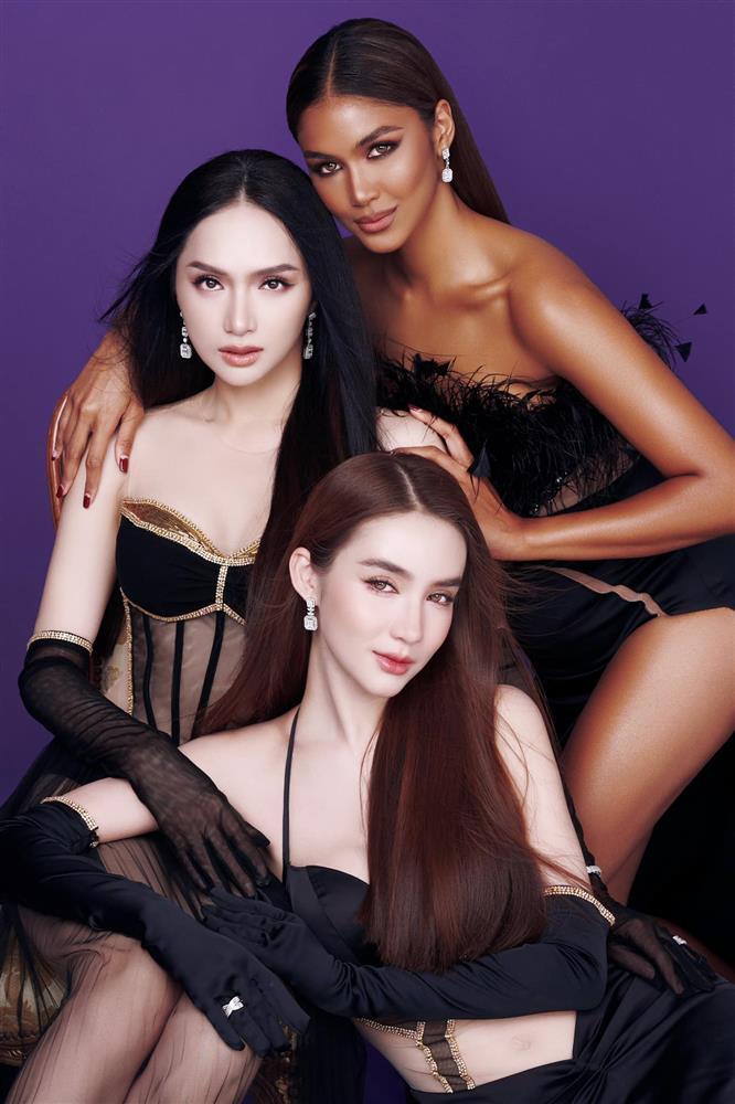 Số phận Hương Giang khi chụp cùng 2 hoa hậu Thái tuyệt sắc-1