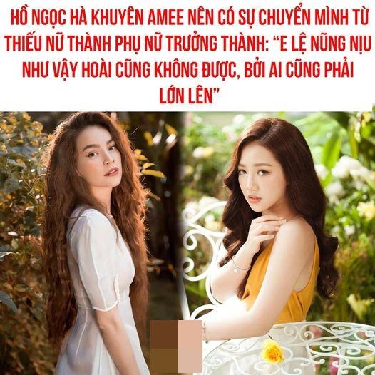 Hà Hồ khuyên AMEE nên trở thành phụ nữ trưởng thành-2