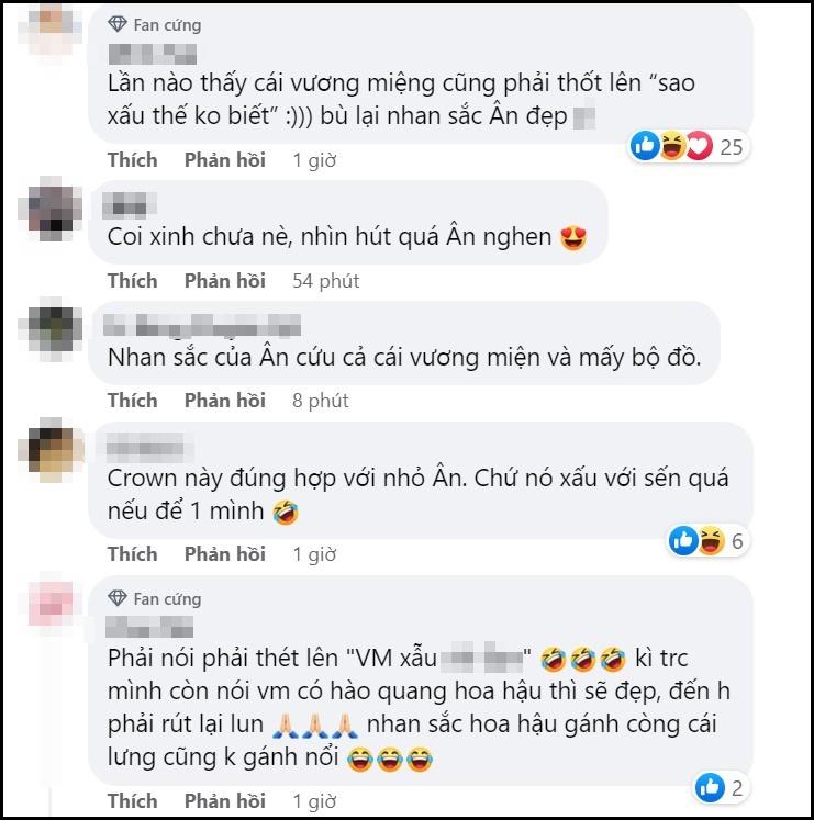 Nhan sắc Thiên Ân gánh còng lưng chiếc vương miện-3