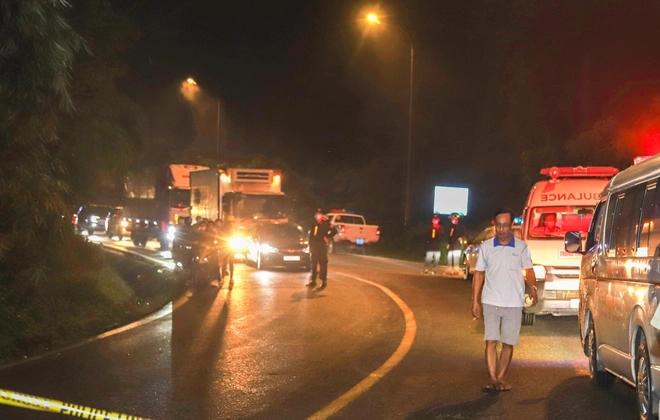 Tài xế ôtô bỏ trốn sau khi tông chết 2 người trên đèo Bảo Lộc-2