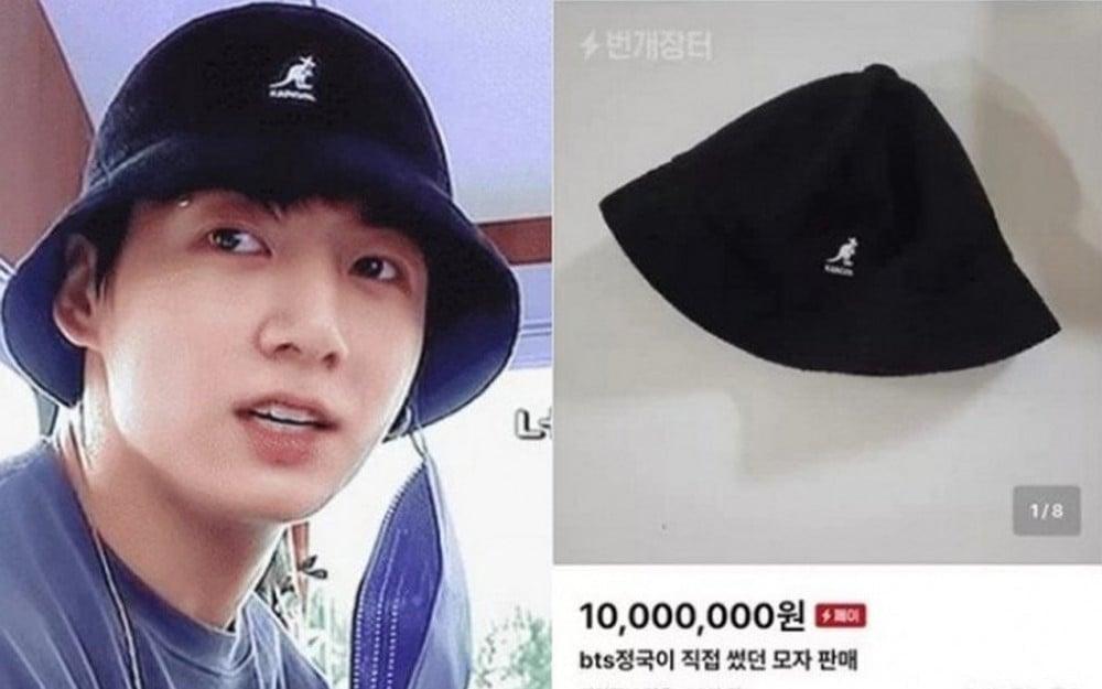 Mũ bị mất của Jungkook (BTS) được rao bán công khai gần 200 triệu-1