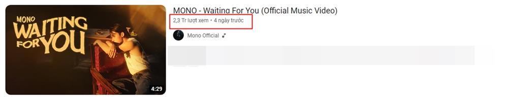 Cùng lúc ra mắt MV mới, Đông Nhi bị tân binh MONO bỏ xa-2