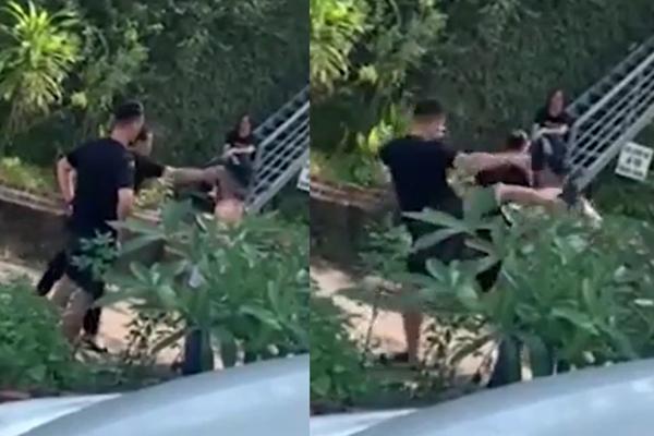 Clip: Đang cắt tóc, nhóm thanh niên bất ngờ bị tấn công tới tấp-3