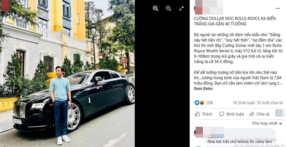 Thực hư việc Cường Đô La mới tậu Roll Royce 34 tỷ đồng-1