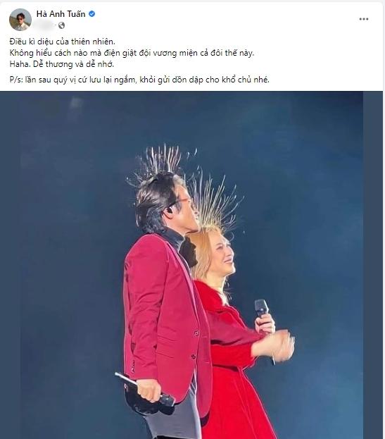 Phản ứng của Hà Anh Tuấn sau khi được Mỹ Tâm hôn khiến fan đẩy thuyền-1