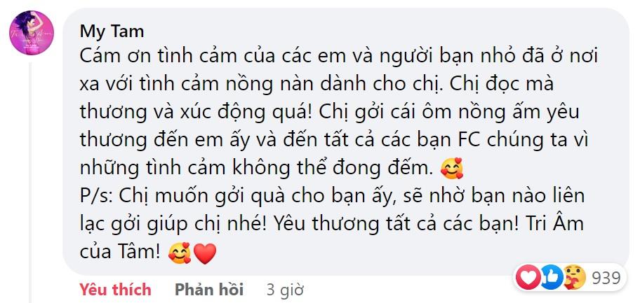 Fan ra đi trước khi kịp xem Tri Âm, Mỹ Tâm đã làm điều đặc biệt này-4