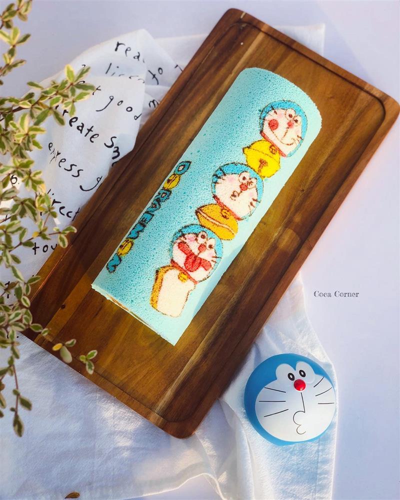 Mẹ đảm khoe bánh bông lan cuộn đẹp phát hờn, sao mà nỡ ăn-10