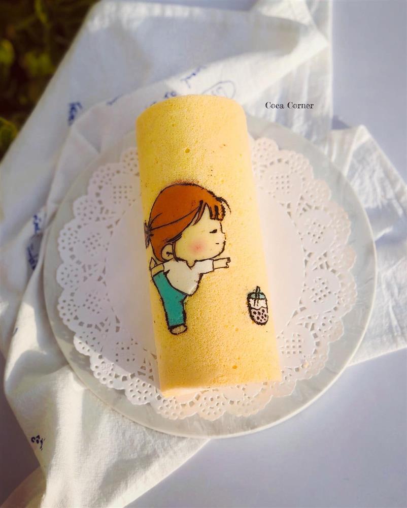 Mẹ đảm khoe bánh bông lan cuộn đẹp phát hờn, sao mà nỡ ăn-11