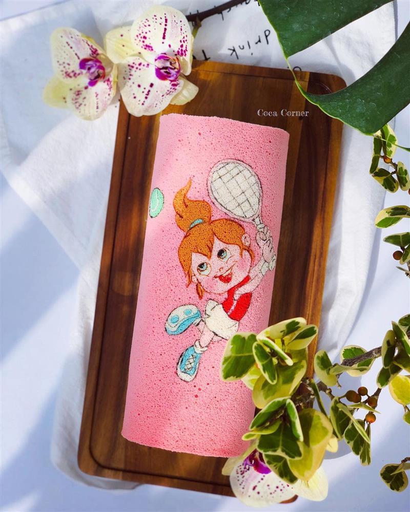 Mẹ đảm khoe bánh bông lan cuộn đẹp phát hờn, sao mà nỡ ăn-13