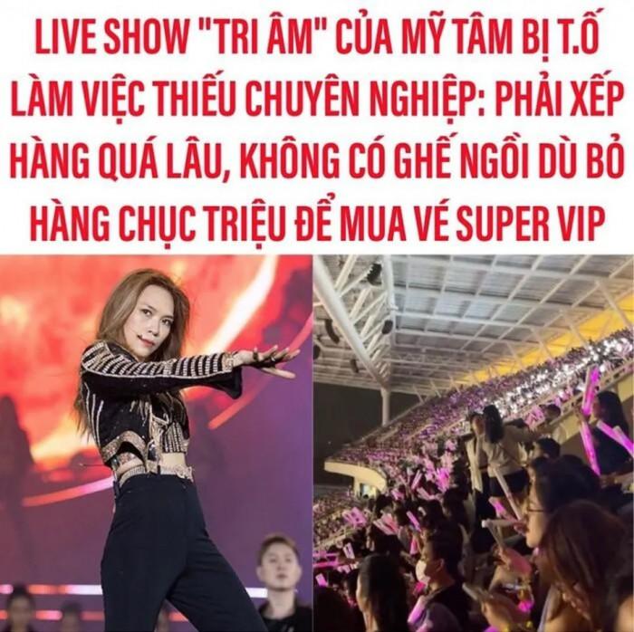 Mỹ Tâm lên tiếng vụ khiếu nại vé VIP vẫn phải đứng hành lang-4