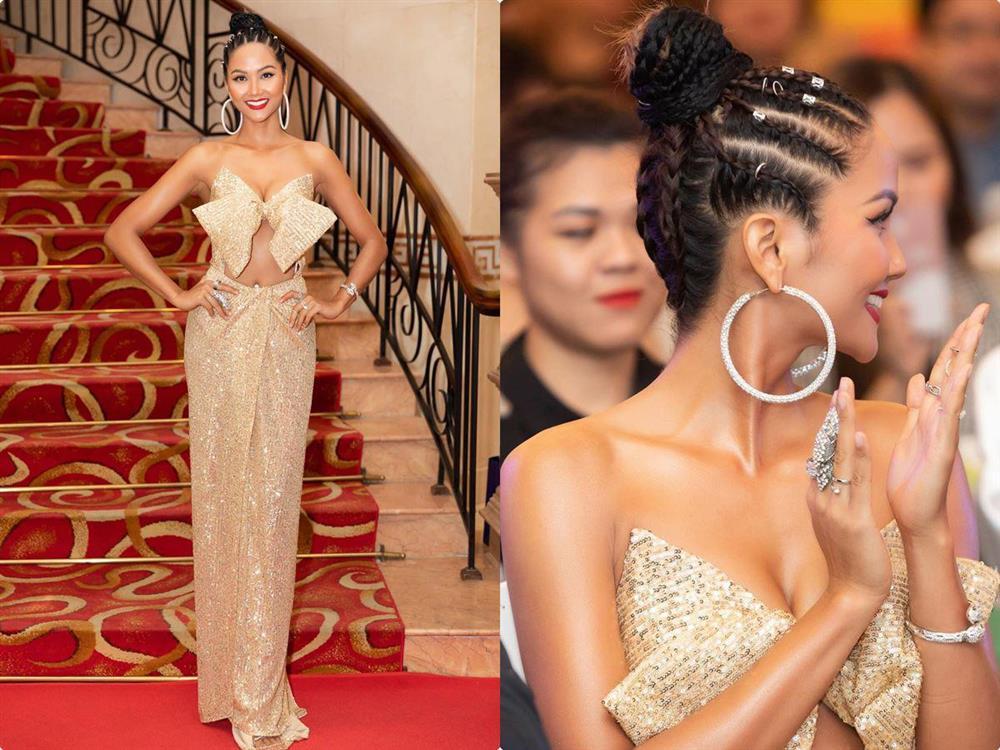 HHen Niê chịu đau quặn ruột, tê đầu để làm đẹp kiểu châu Phi-4