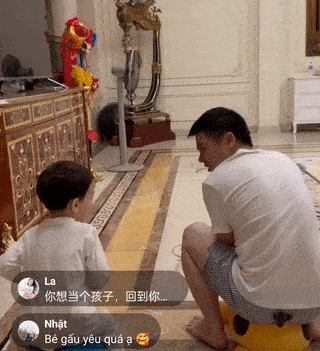 Chồng Đỗ Mỹ Linh chăm cháu, suýt không nhận ra chủ tịch quyền lực-4