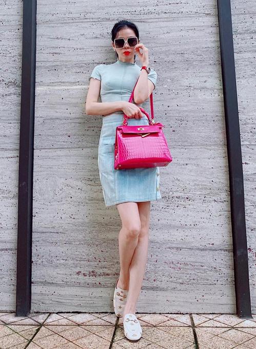 Hà Hồ, Lệ Quyên, Đoàn Di Băng đi dép lê, xách túi Hermès tiền tỷ-6