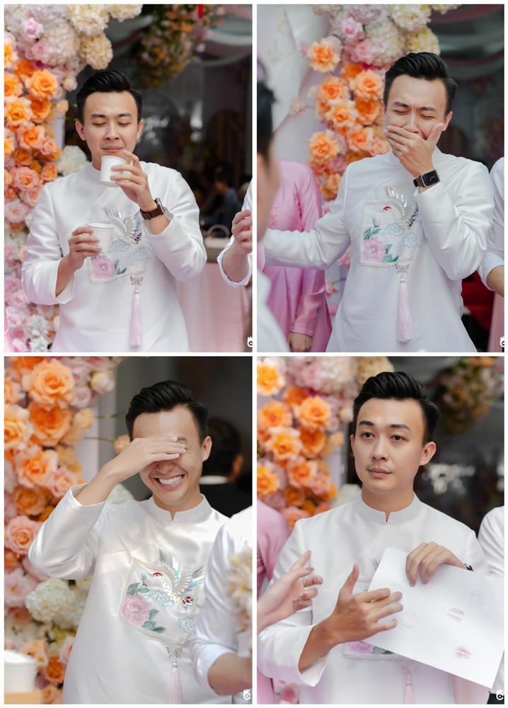 Lê Âu Ngân Anh xả hết ảnh đám hỏi, 2 chi tiết gây cười-15